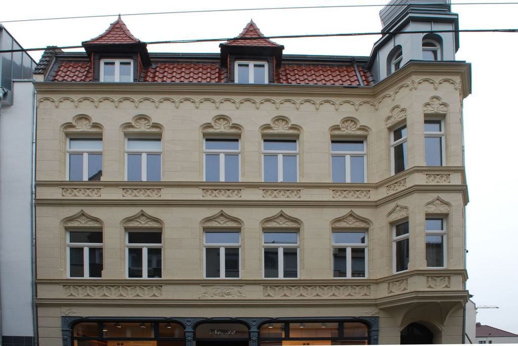 Für das Profil der Cappelstraße wichtig: die Sicherung und sehr schöne Renovierung des Gebäudes.