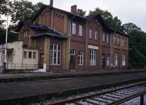 Ansicht des Nordbahnhofes aus nördlicher Richtung.