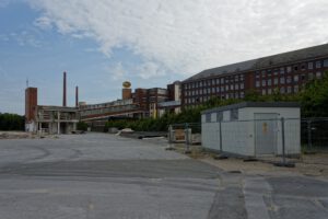 Hella, Ansicht von der Rixbecker Straße Richtung Norden nach Abriss