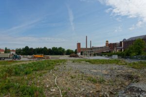 Hella, Ansicht von der Rixbecker Straße Richtung Norden nach Abriss