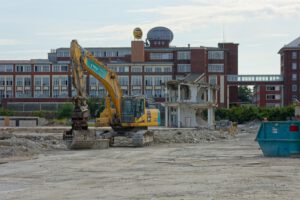 Hella, Ansicht von der Steinstraße Richtung Osten nach Abriss