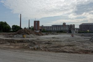 Hella, Ansicht von der Steinstraße Richtung Osten nach Abriss