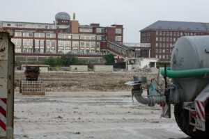 Hella, Ansicht von der Steinstraße Richtung Osten nach Abriss