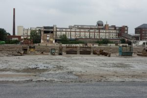 Hella, Ansicht von der Steinstraße Richtung Osten nach Abriss